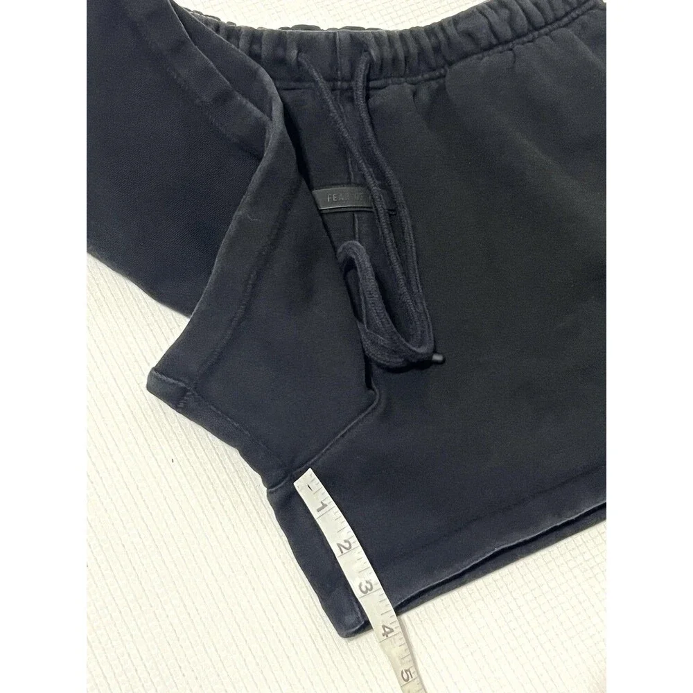 Fear Of God Essentials Black Sweat Shorts & Grey Tee Men’s Medium Authentic